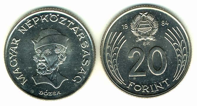 Hungary Km630(U) 20 Forint