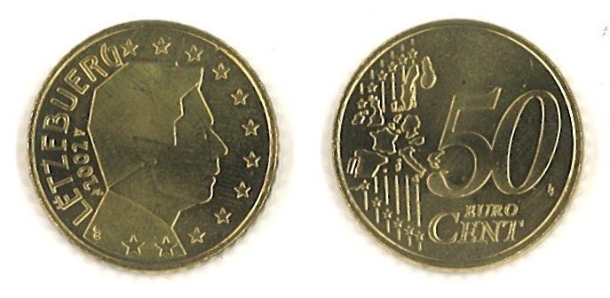 Luxembourg Km80(U) 50 Luxe. Cents