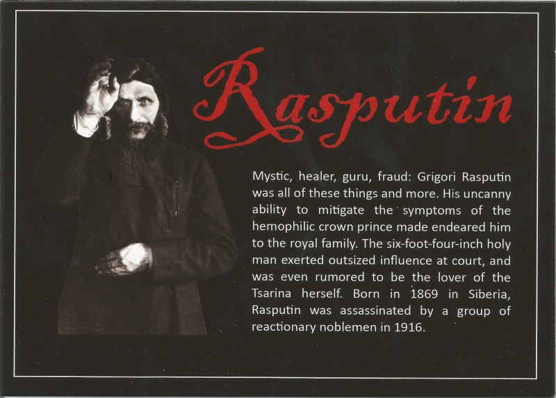 Rasputin Banknote Card