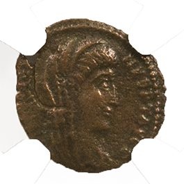Roman Ae4 Of Constantine I ,Manus Dei (Ad 337-340) Ngc(F)