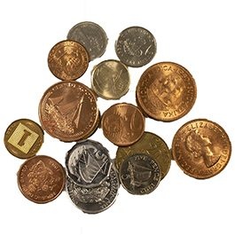 Historical Ship Coins From 16 Countries