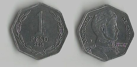Chile Km231(U) 1 Peso