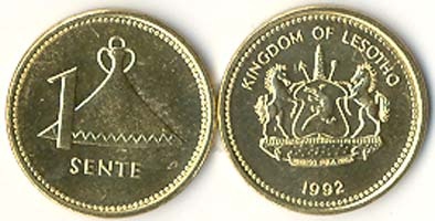 Lesotho Km54(U) Sente