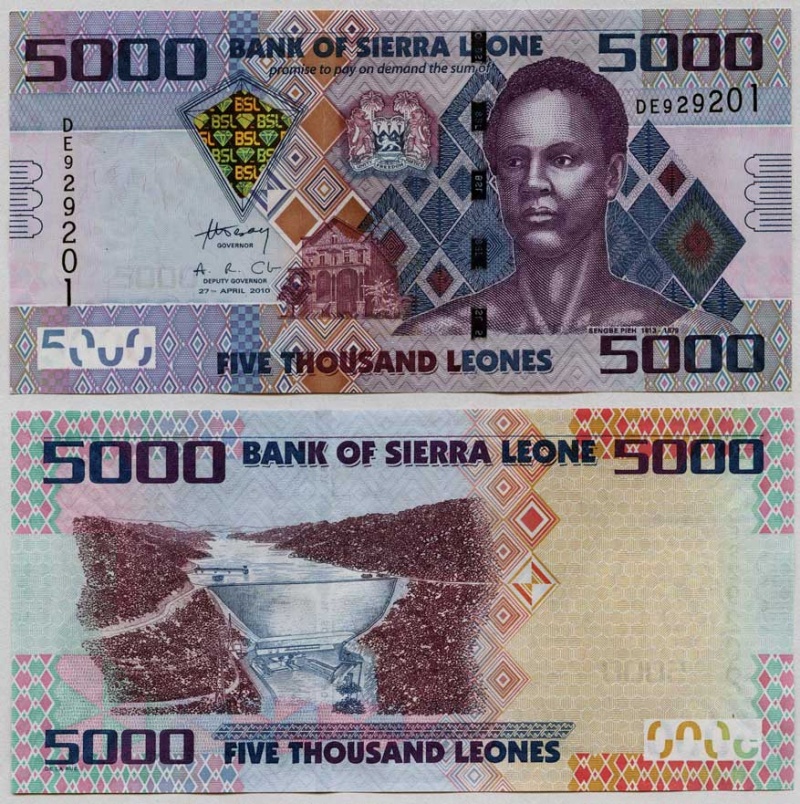 Sierra Leone P32(U) 5000 Leones