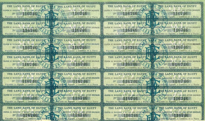 Egypt, Stock Certificate, 1905