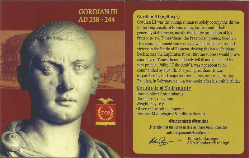 Roman Silver Antoninianus Of Gordian Iii (Ad 238-244) Ngc(Au)