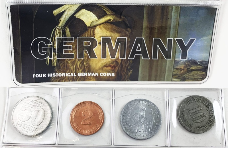 Germany: Four Historical German Coins (Mini)
