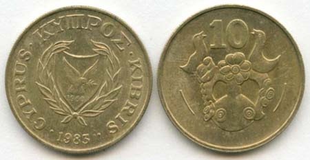 Cyprus Km56.1(Vf-Xf) 10 Cents