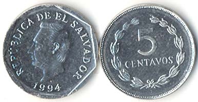 El Salvador Km154(U) 5 Centavos