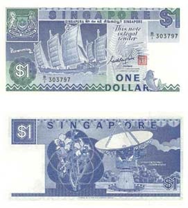 Singapore P18(U) 1 Dollar