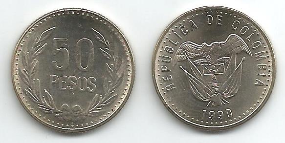 Colombia Km283(U) 50 Pesos