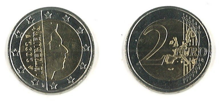 Luxembourg Km82(U) 2 Luxe. Euros