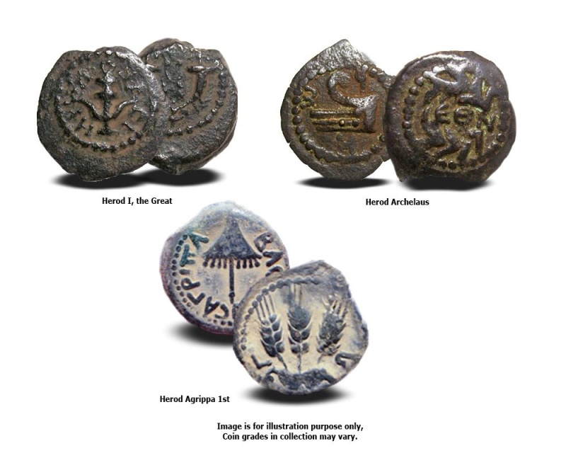 Judaea Ae Herod Dynasty Box (Three-Coin Box)