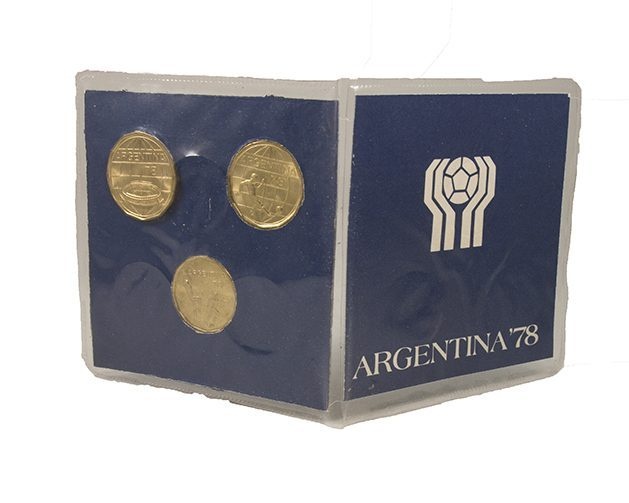 Argentina 20,50,100 Peso Soccer Set (Mini Album)(U)