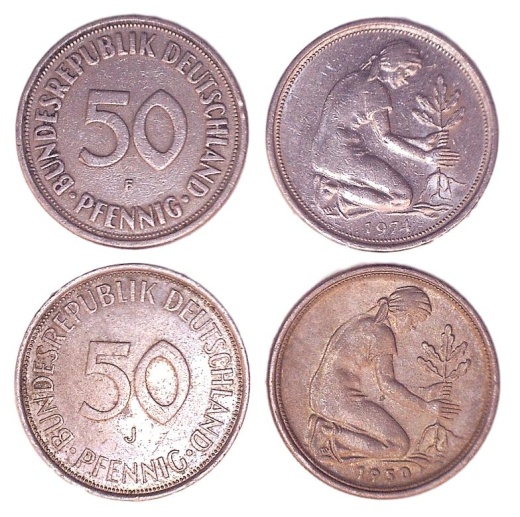 Germany Km109.2(Xf) 50 Pfennig