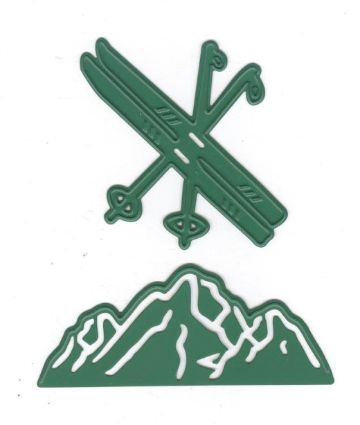 Joy Crafts Die Cutting Embossing and Debossing - (2Pc) Skies / Mountain Landscape