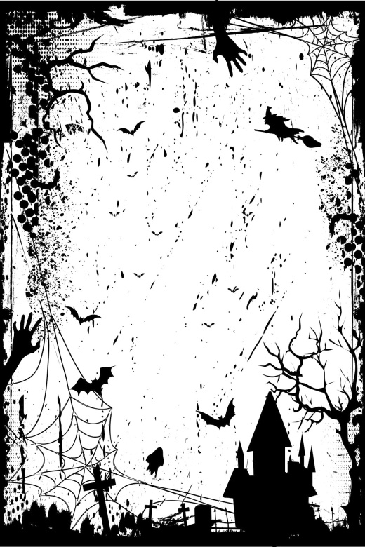 Creative Expressions Ghostly Manor 4 In X 6 In Pre Cut Rubber Stamp