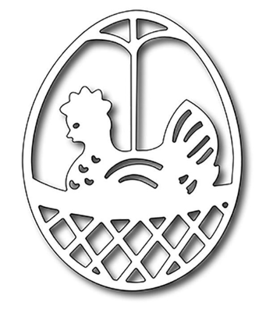Frantic Stamper Precision Die - Chicken In An Egg