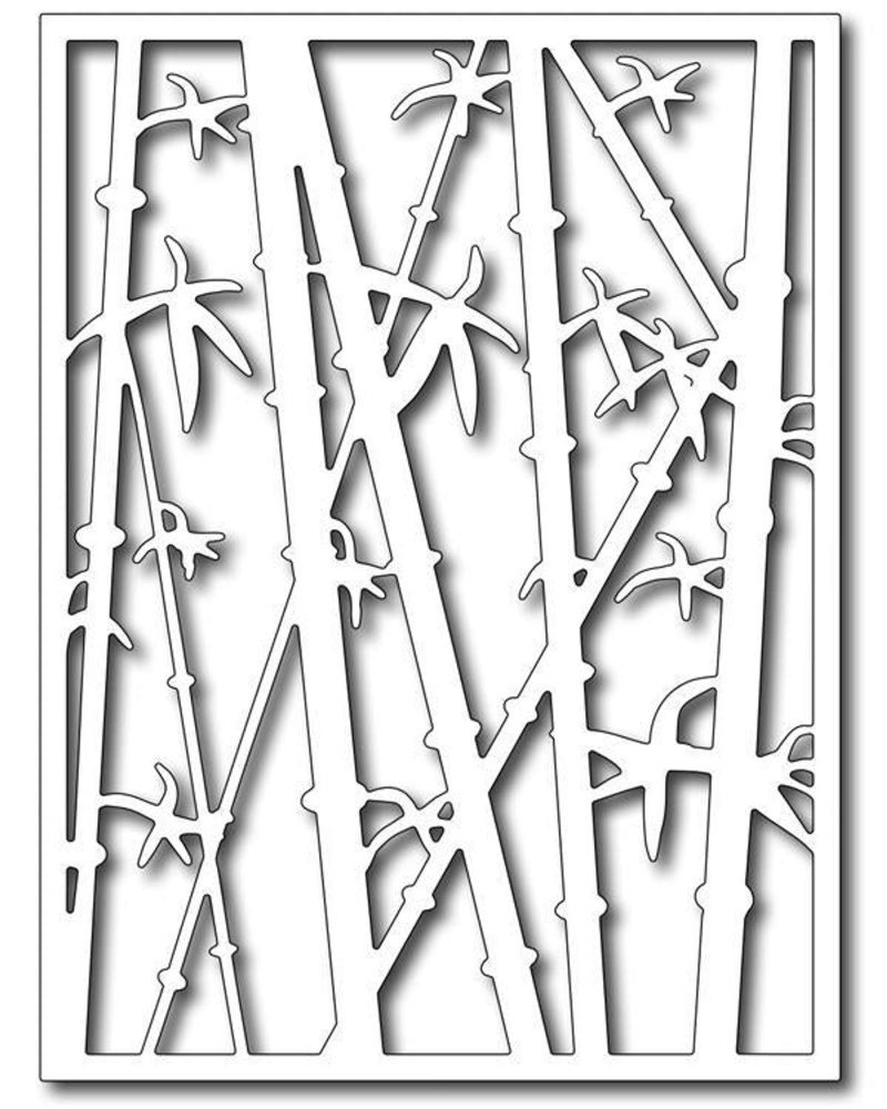 Frantic Stamper Precision Die - Bamboo Card Panel