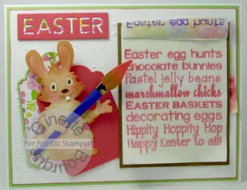 Frantic Stamper Clear Stamp Set - Eggstra Happy Easter
