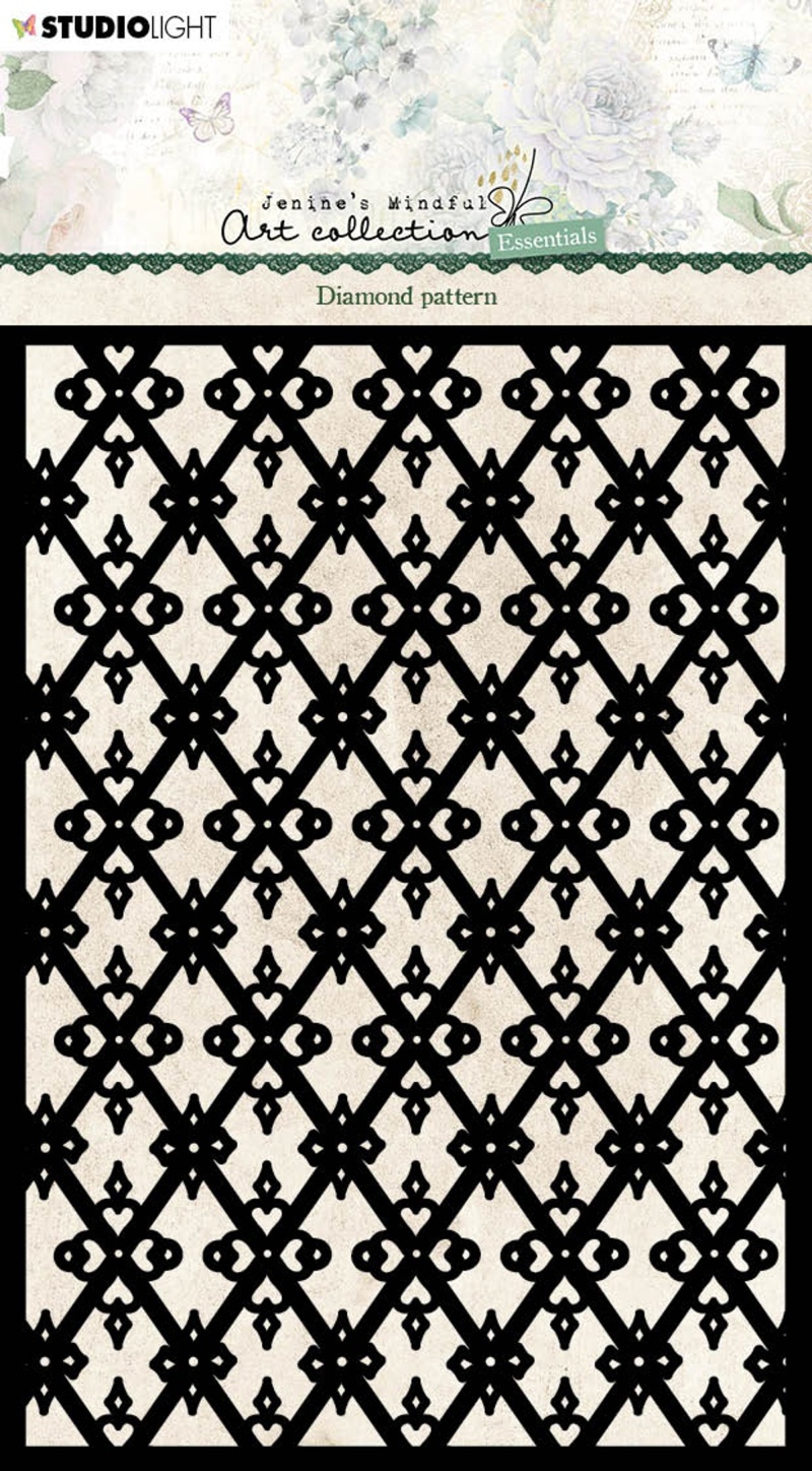 Jma Mask Diamond Pattern Essentials 105X148x1mm 1 Pc Nr.104