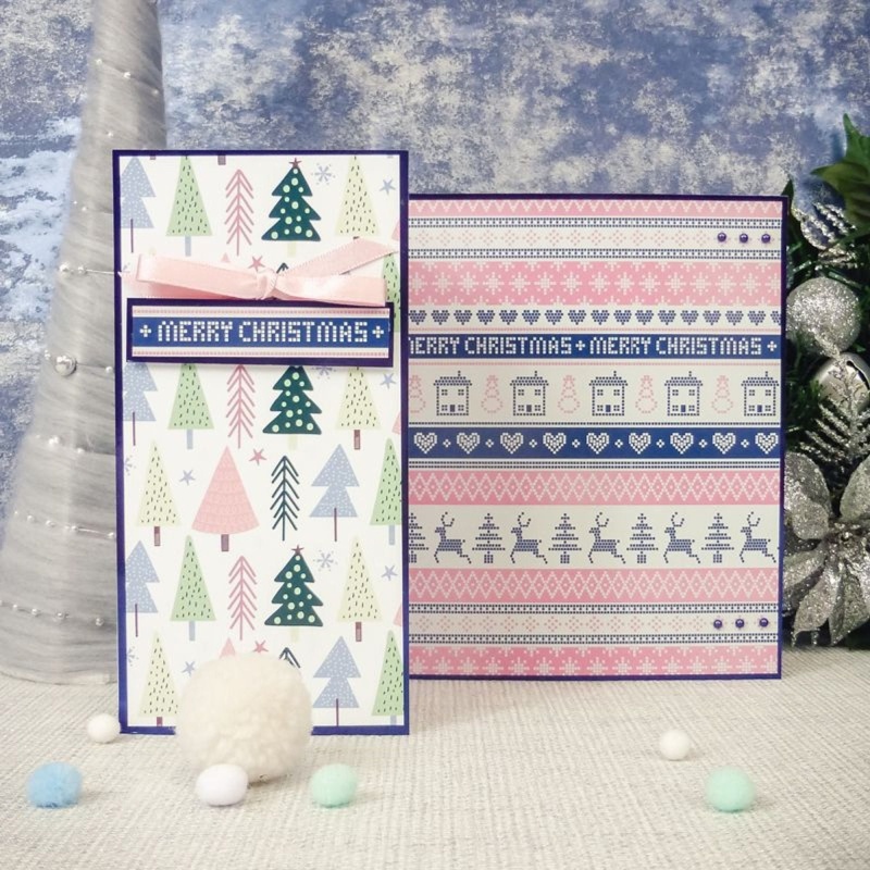 Duo Design Paper Pads - Let It Snow-Men & Simply Tree-Mendous