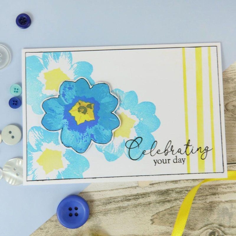 For The Love Of Stamps - Layering Primrose A5 Stamp Set