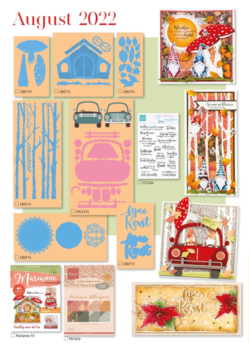 Marianne Design The Collection #116 August 2022
