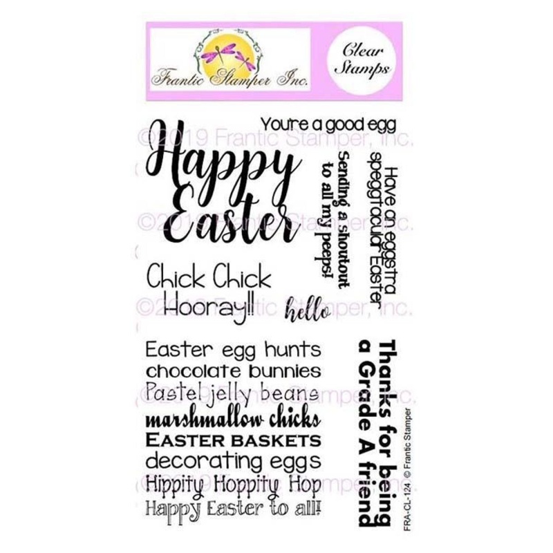 Frantic Stamper Clear Stamp Set - Eggstra Happy Easter