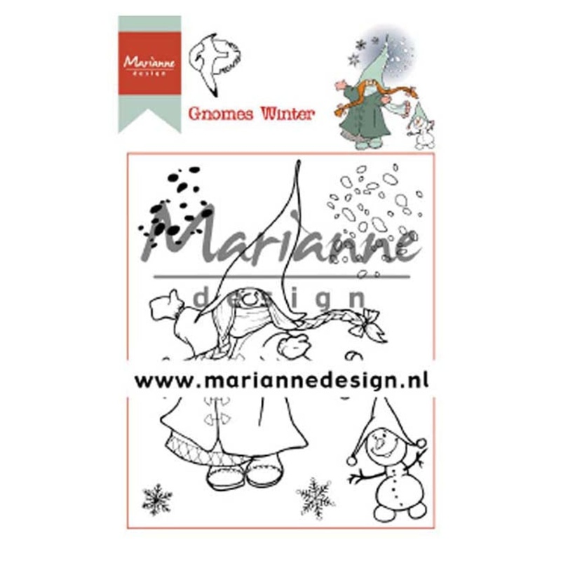 Marianne Design Clear Stamps Hetty's Gnomes Winter