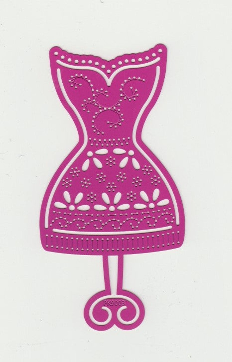 Pink Stencils Dress