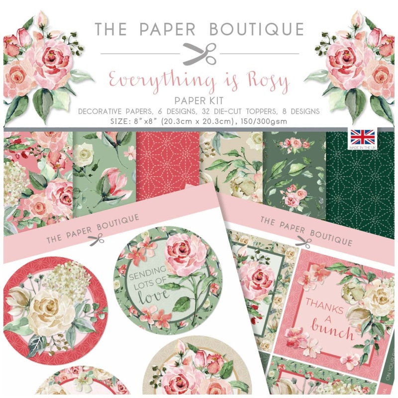 The Paper Boutique Everything Is Rosy Paper Kit