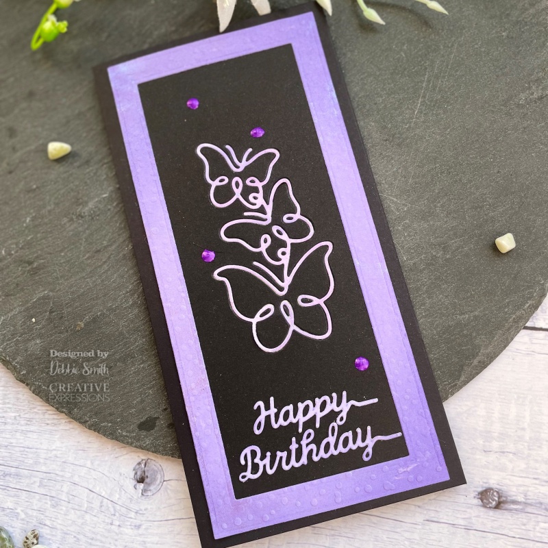 Creative Expressions One-Liner Collection Butterflies Craft Die