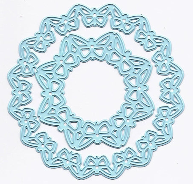 Joy! Crafts Cutting And Embossing Die Circle Butterfly Circle