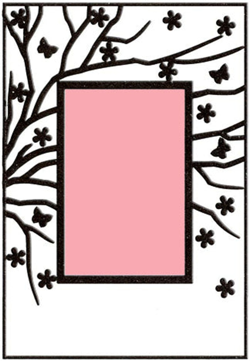 Embossing Folder - Spring In The Air (Rectangle)