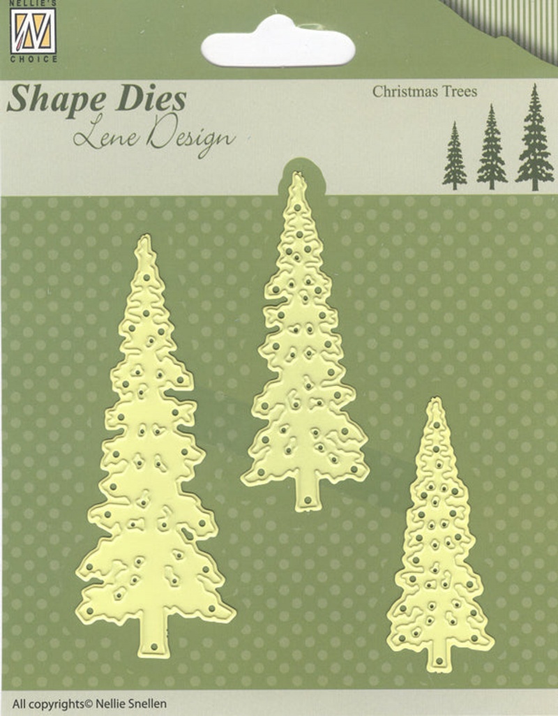 Shape Die - Christmas Trees