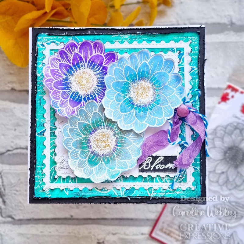Woodware Clear Singles Ditsy Daisy 4 In X 6 In Stamp