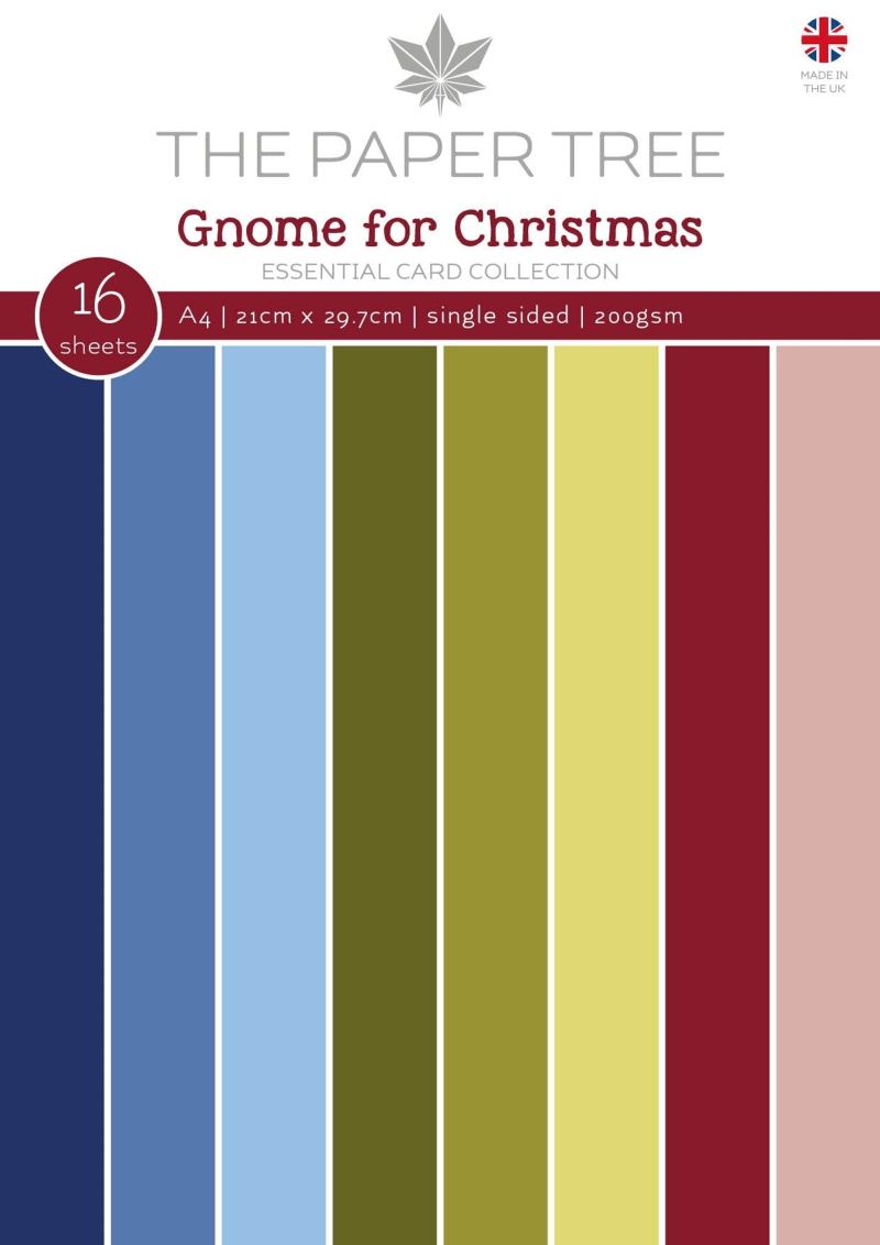 The Paper Tree Gnome For Christmas A4 Essential Colour Card