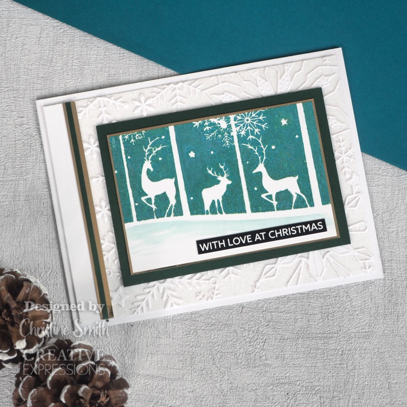 Creative Expressions Designer Boutique Nordic Winter Dl Rubber Stamp