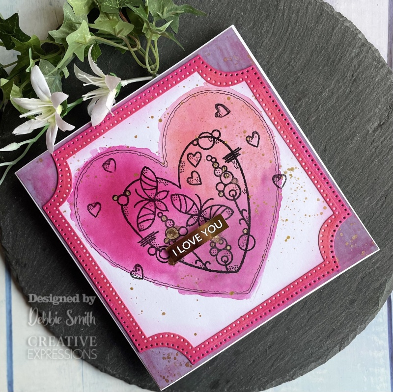 Creative Expressions Wordies Sentiment Sheets - Be My Valentine 4 Pk 6 In X 8 In
