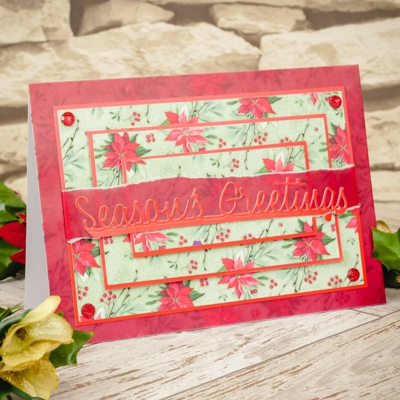 Adorable Scorable Pattern Packs - Poinsettia Garden