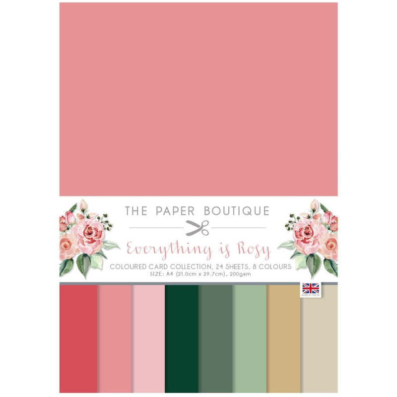 The Paper Boutique Everything Is Rosy Colour Card Collection