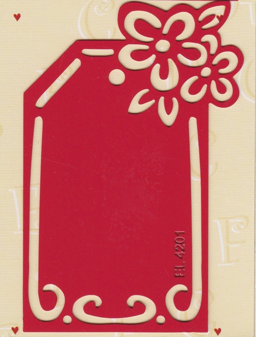 Label Stencils - Flower (El4201)