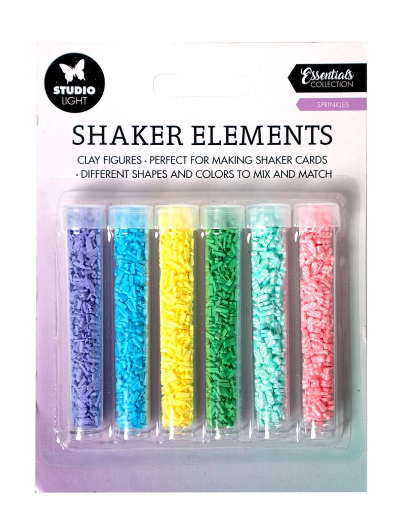Sl Shaker Elements Sprinkles Essentials 151X111x1mm 6 Pc Nr.06