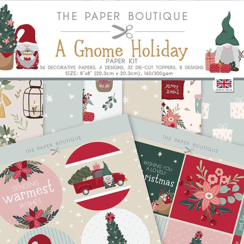 The Paper Boutique A Gnome Holiday Paper Kit