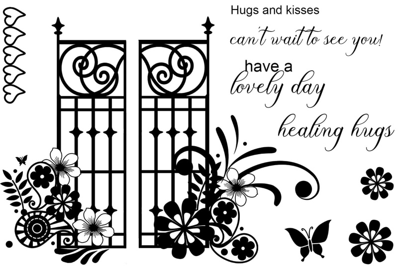 Creative Expressions Designer Boutique Walk On In 6 In X 4 In Clear Stamp Set