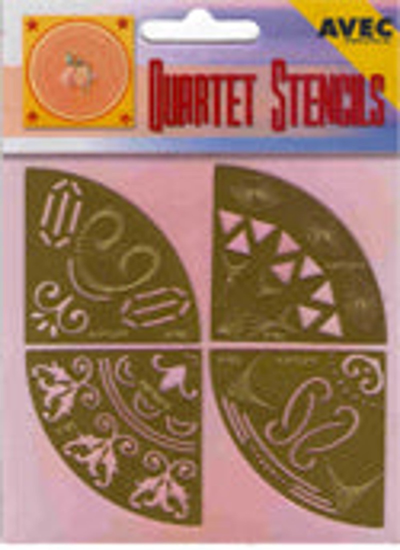 Quartet Stencils - Embossing /Stitching Elegant
