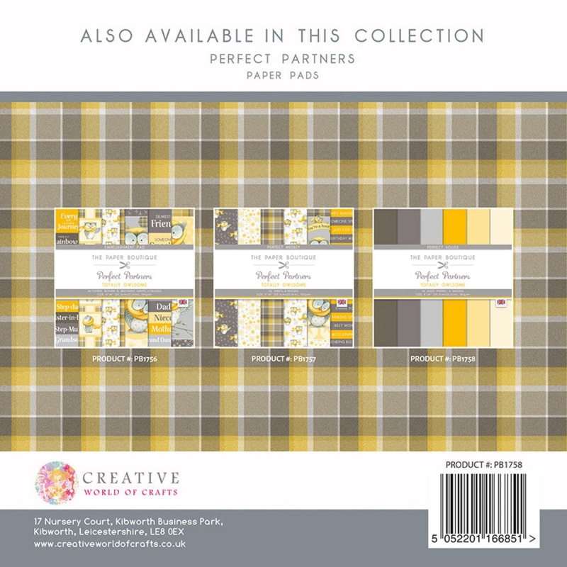 The Paper Boutique Perfect Partners Totally Owlsome 8 In X 8 In Colours