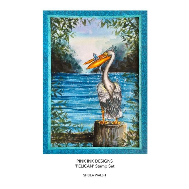 Pink Ink Designs Pelican 6 In X 8 In Clear Stamp Set
