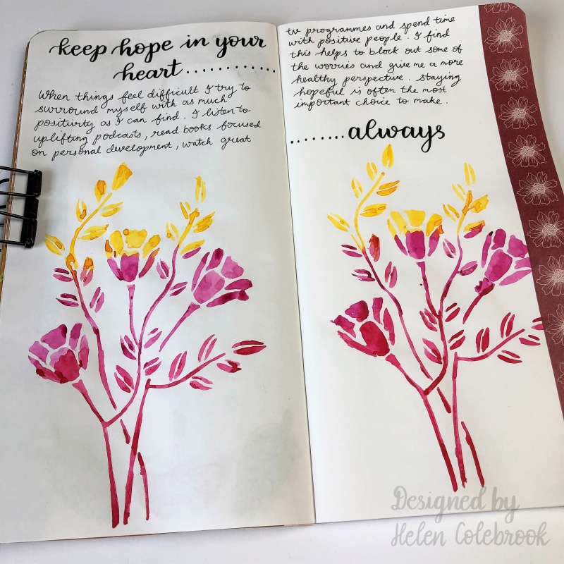 Creative Expressions Helen Colebrook Tulip Triumph 6 In X 4 In Stencil